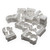 White Hinged Pipe clip for 20mm to 22mm Pipe (50)