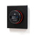 Adept Smart Dial WiFi Thermostat - Black - Angled Home Screen
