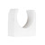 TekTools White Plastic Open Pipe Clips TekTools White Plastic Open Pipe Clips