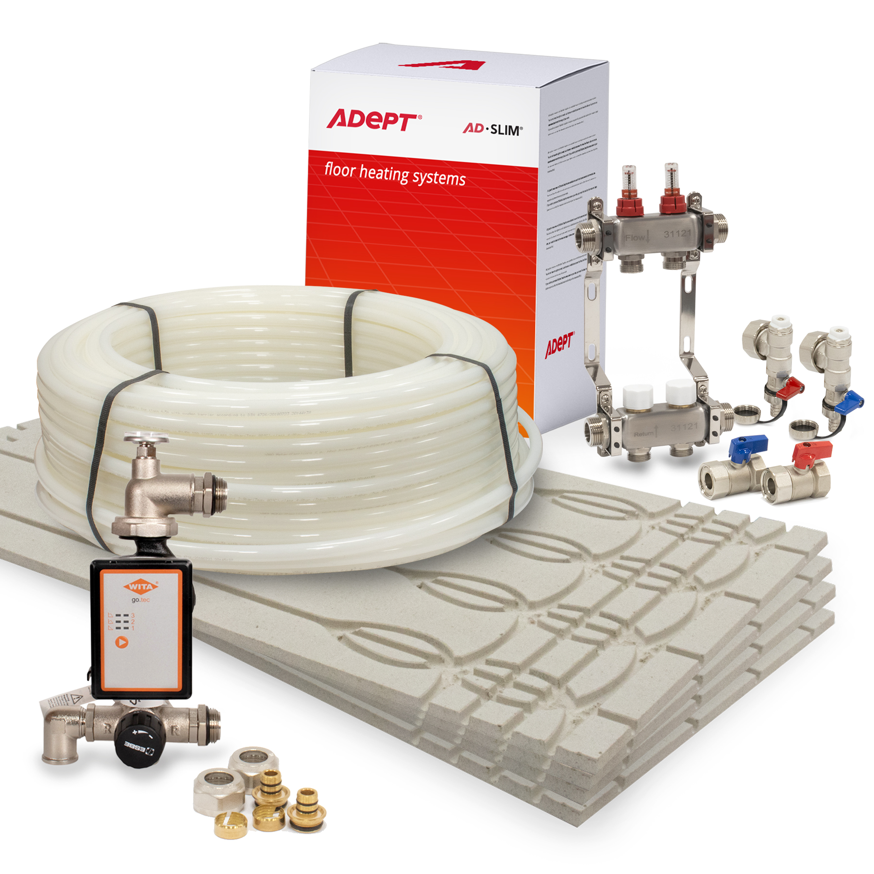 Adept AD-SLIM Water Underfloor Heating System