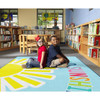 Flagship Carpets 7'6"x12' Rug - Schoolgirl Style Hello Sunshine