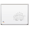 MooreCo 4' x 6' Porcelain Steel Whiteboard w Deluxe Aluminum Trim