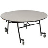 NPS Mobile EasyFold Table, 60" Round, Grey Nebula MDF Top
