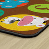 Flagship Carpets 6'x8'4" Rug - ABC & 123 Animals