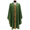 Solivari Gothic Chasuble w Embroidered Gold Band 100% Polyester - Set of Four Colors