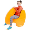 Fun & Function SensaSoft Squeezie Seat Large-Orange