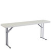 NPS 18"x72" Blow-Molded Seminar Folding Table