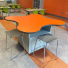 MiEN DIY 25.5" Counter Height Backless Stool