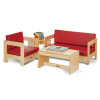 Jonti-Craft 4 Piece Living Room Set - Red