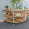 Whitney Brothers elevatED™ Curve In Storage Cabinet 27"H