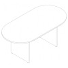Lorell Essentials Oval Conference Table 72" x 36"