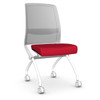 AMQ TIZU Mesh Back Nest Chair, White