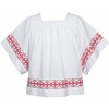 Abbey Server Surplice Square Yoke Banded