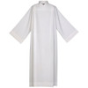 Abbey Clergy Alb Front-Wrap w Buttons Poly/Cotton