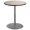 NPS Café Table, 42" Round, Grey Round Base, 42" H, MDF Core/Protect Edge