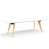 KI Wood Leg Rectilinear Conference Table 41 ½” x 95 ½”
