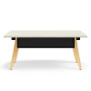KI Connection Zone Wood Leg Desk w Modesty Panel 35 ½” x 71 ½”