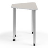 KI Ruckus Post-Leg Fixed Height Trapezoid Desk 24" x 37"