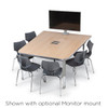 Smith System Interchange Half Boat Multimedia Table w Power