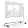 MooreCo 4'x6' Visionary Mobile Magnetic Glass Board