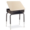 Virco 751 Series Lift Lid Student Desk with Hard Plastic Top