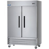Arctic Air Two-Door Freezer Stainless Steel