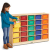 Jonti-Craft Mobile Storage Unit w 25 Multi-Colored Trays