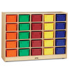 Jonti-Craft Mobile Storage Unit w 25 Multi-Colored Trays