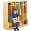 Jonti-Craft 5 Section Coat Locker w Step