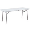 NPS 30"x72" Blow-Molded Fold-in-Half Folding Table