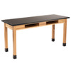 NPS Science Table w Chemical Resistant Top, Compartments 24"x54"x30"