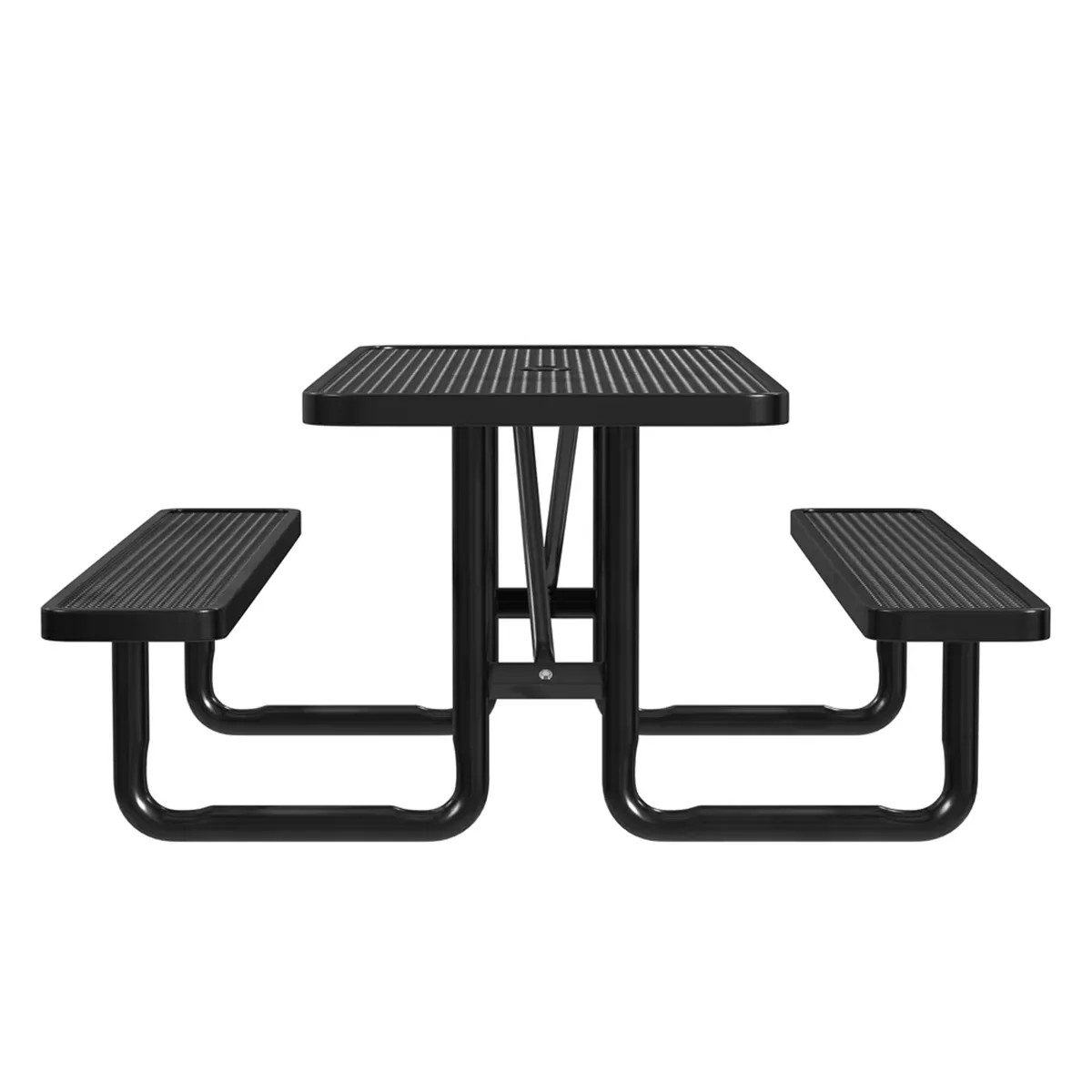 Leisure Craft 6' Portable Expanded Metal Picnic Table Leisure Craft 6' Portable Expanded Metal Picnic Table