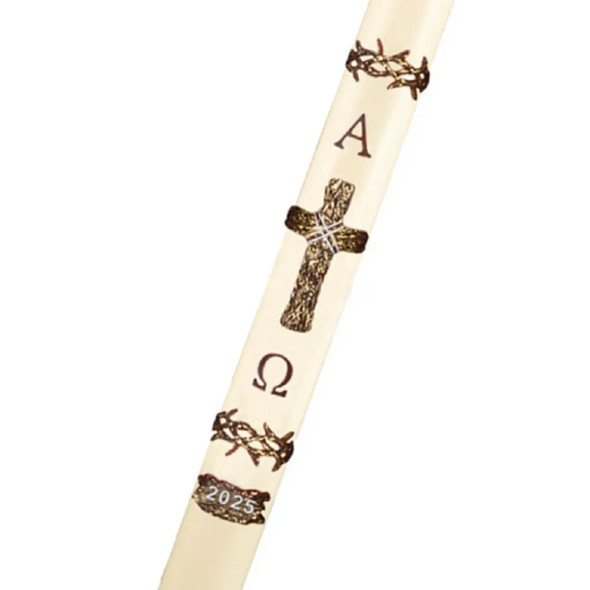 Dadant Paschal Candle Crown of Thorns 3" x 61"