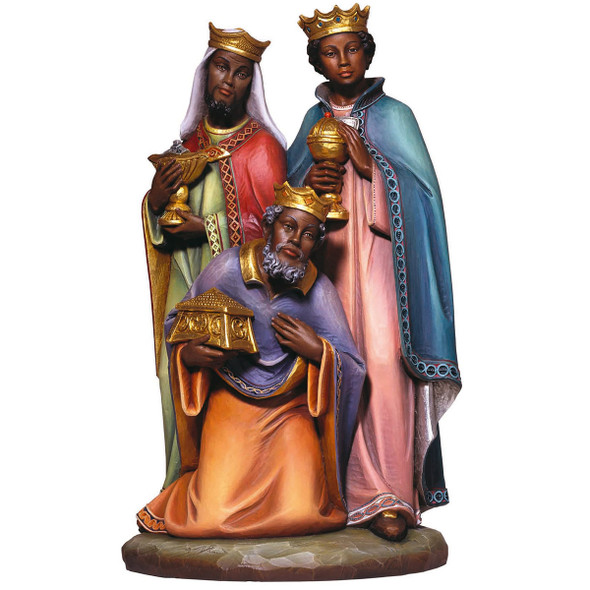Demetz Nativity Set "Adua" 3 Wise Men Set, Fiberglass, 24"