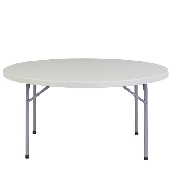 NPS 60" Round Blow-Molded Folding Table