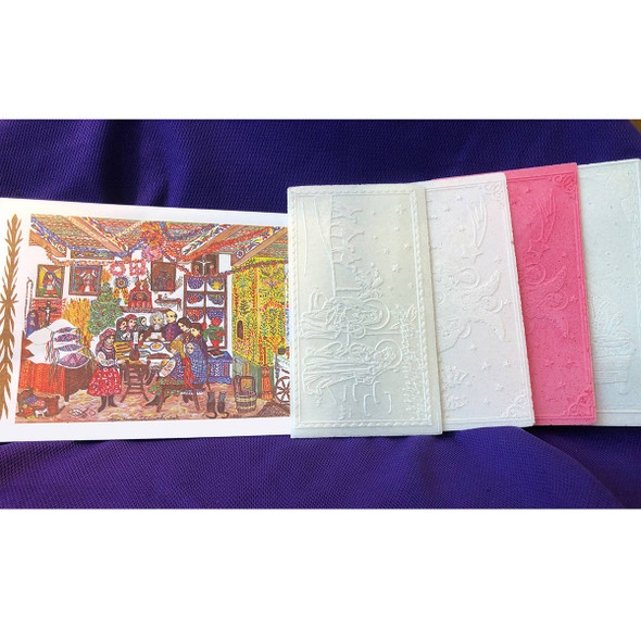 OCO Pre-Pack Christmas Wafer w Wigilia Envelope 100 Pks-3 Wh/1 Pnk