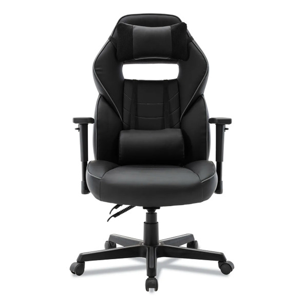 Alera Racing Style Ergonomic Gaming Chair w Black/Gray Trim