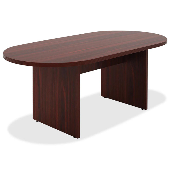 Lorell Chateau Series Mahogany 6' Oval Conference Table