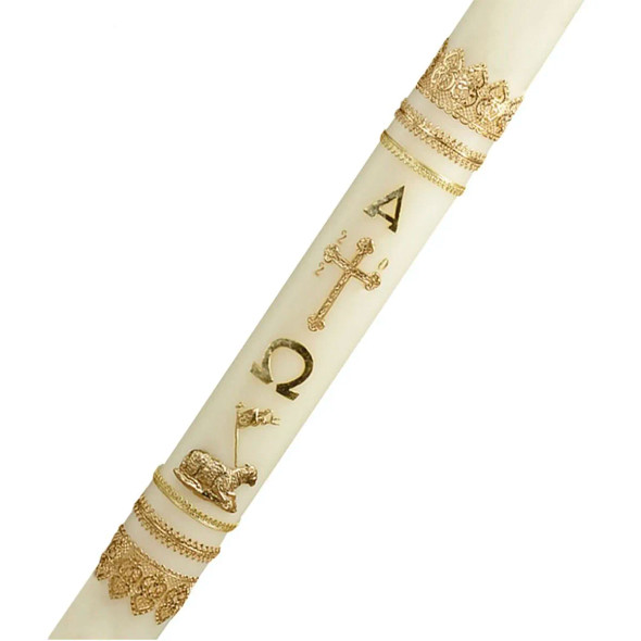 Dadant Paschal Candle Ornamented 2-1/2" x 36"