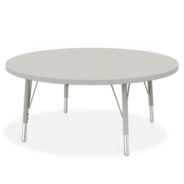 Jonti-Craft Berries 42" Round Activity Table 15"-24"H