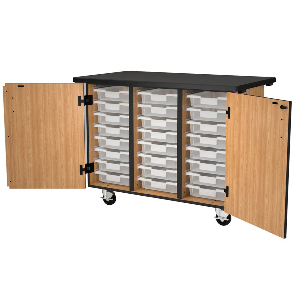 NPS Mobile Science Cabinet w Tote Trays