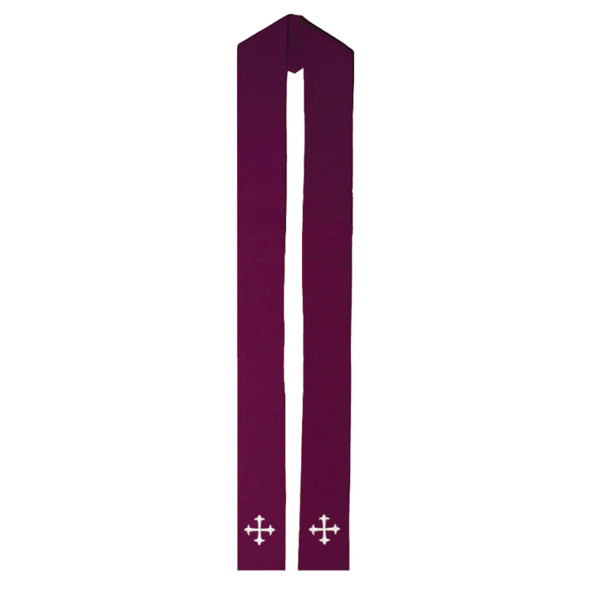 Harbro Reconciliation Stole w Embroidered Cross