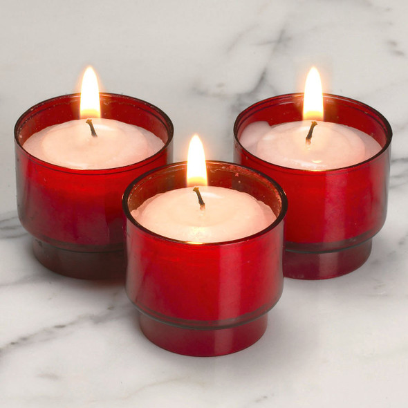 Will & Baumer Votive Candle Brite Lite VotiCandle® 4 Hr Red 504/Cs