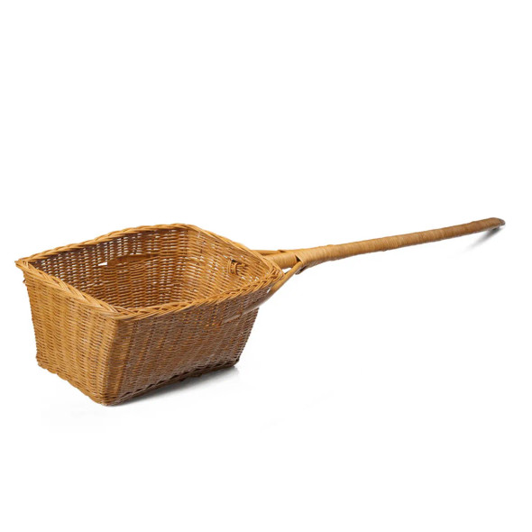 Remey Rectangular Collection Basket w 30"L Handle