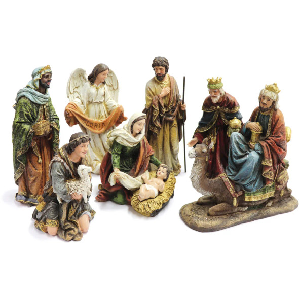 Slabbinck 8 Pc Nativity Set 11 13/16"H