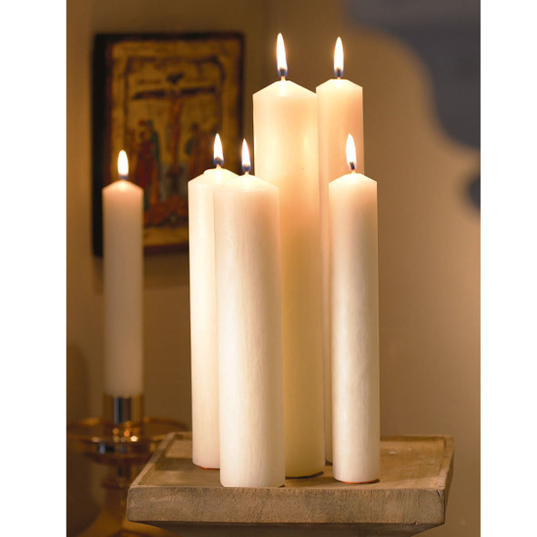 Will & Baumer Altar Candle 51% Beeswax 2-1/2"x12" APE 6/Bx