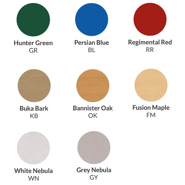 NPS Café Table, 42" Round, Grey Round Base, 42" H, MDF Core/Protect Edge