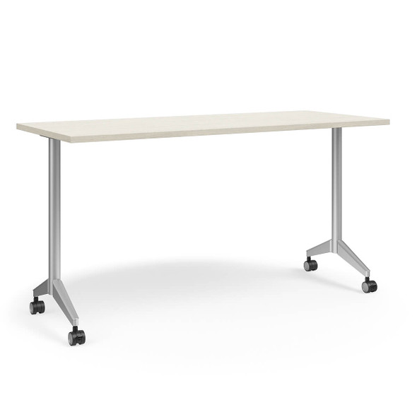 KI Pirouette 36" H Fixed Height Table w Casters 30" x 72"