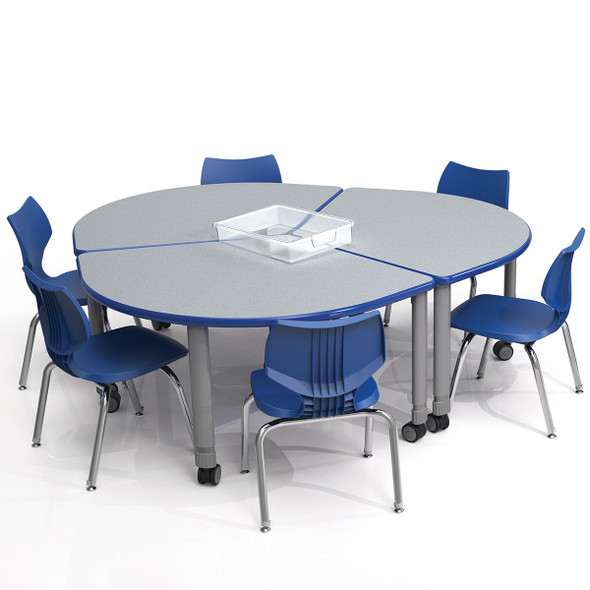 Smith System Interchange 3-2-1 Student Desk 35"x50"