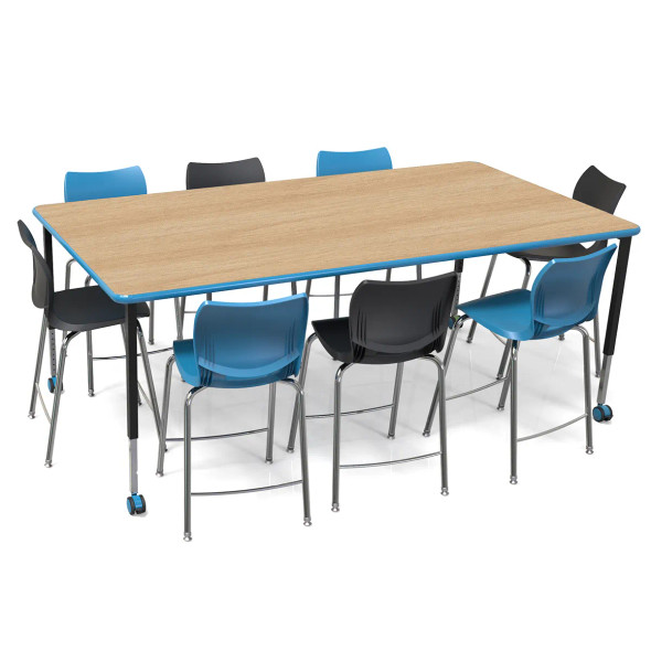 Smith System Planner 48x90" Adjustable Height Activity Table